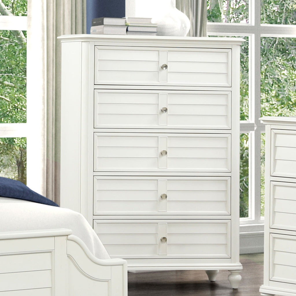 Commode Blanc Antique Traditionnel Côtier