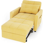 Canapé-lit convertible 3-en-1, Canapé-chaise dépliable, Lit pliant convertible pour salon
