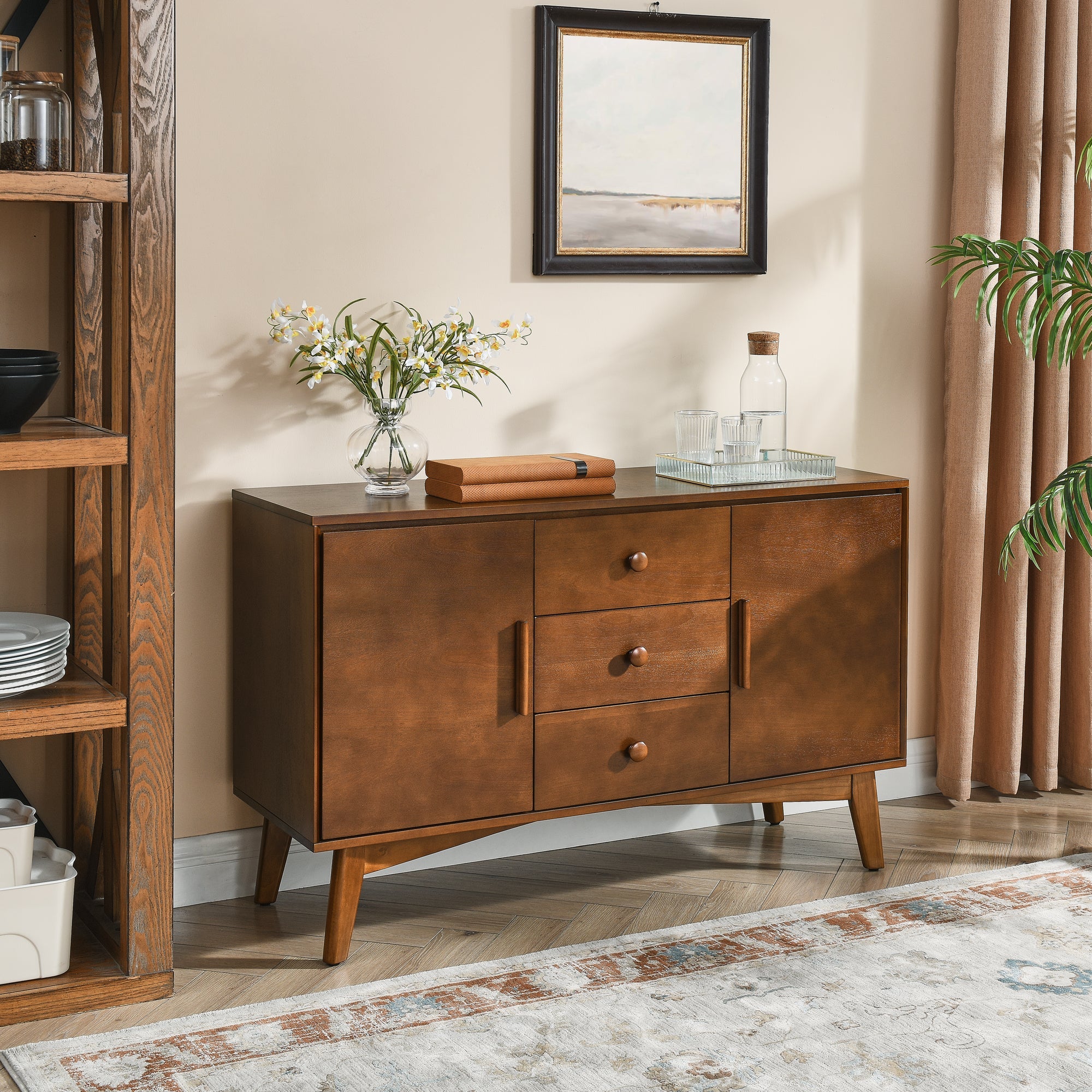 Buffet de rangement Mid-Century Modern