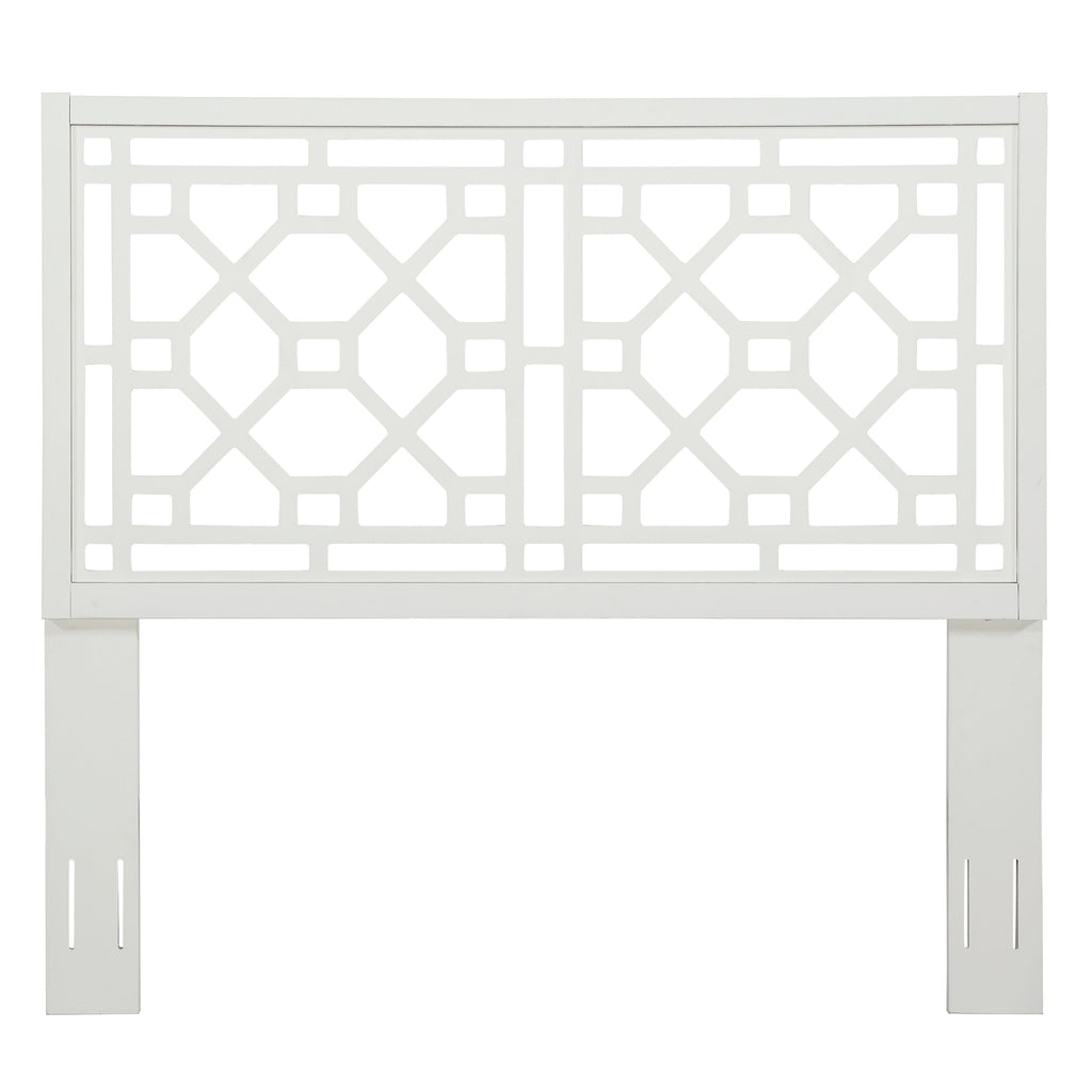 Tête de lit Chippendale réglable en peuplier blanc