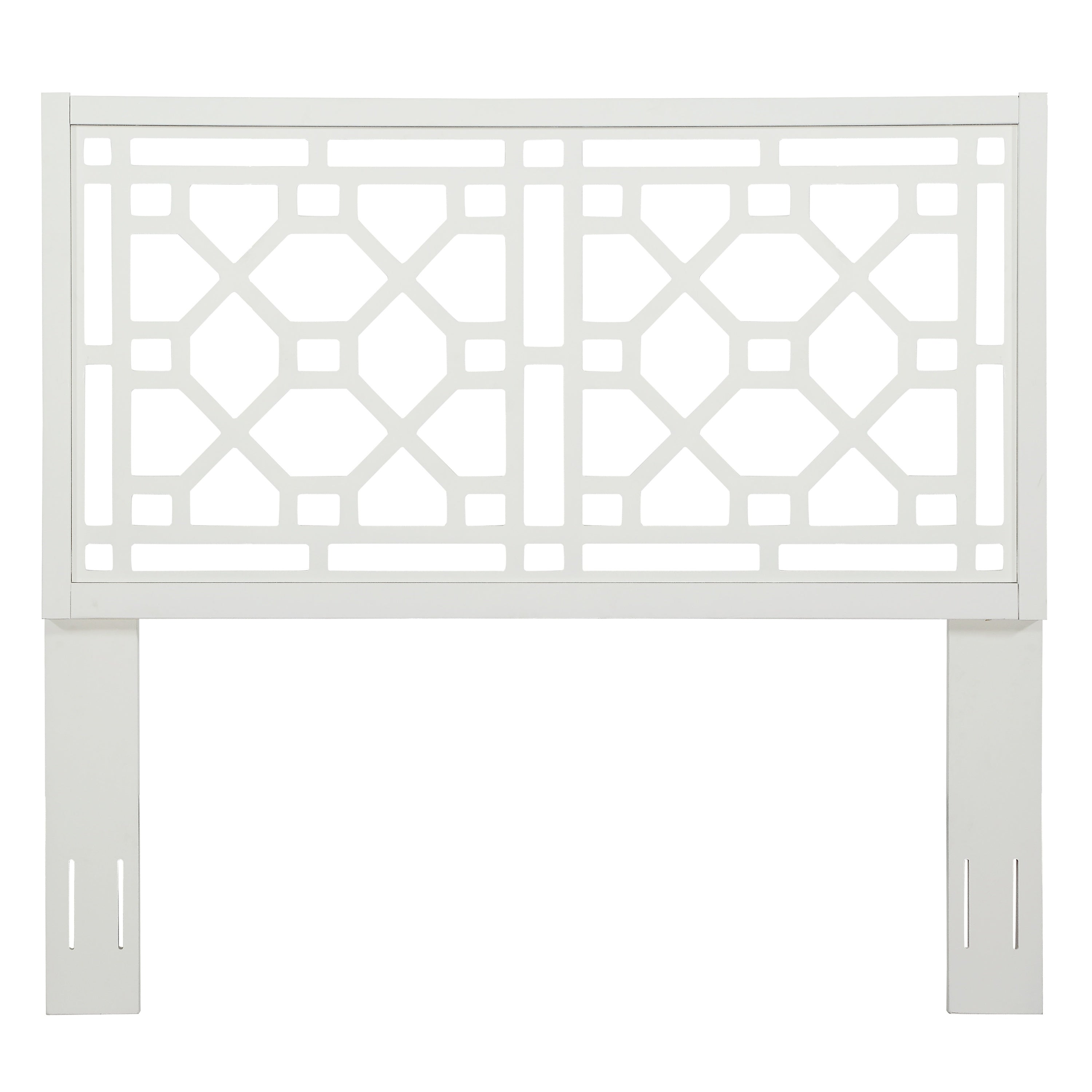 Tête de lit Chippendale réglable en peuplier blanc