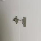 Armoire de chambre autonome à 2 portes avec tringle à vêtements