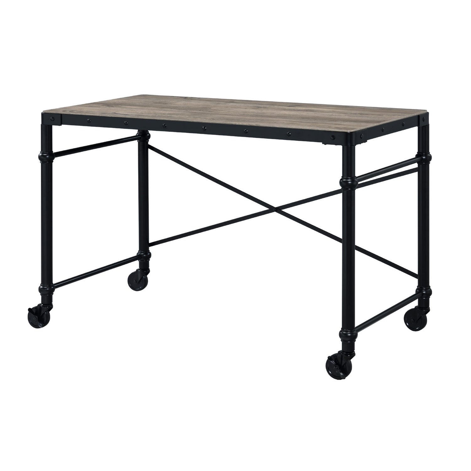 Bureau en bois rectangulaire
