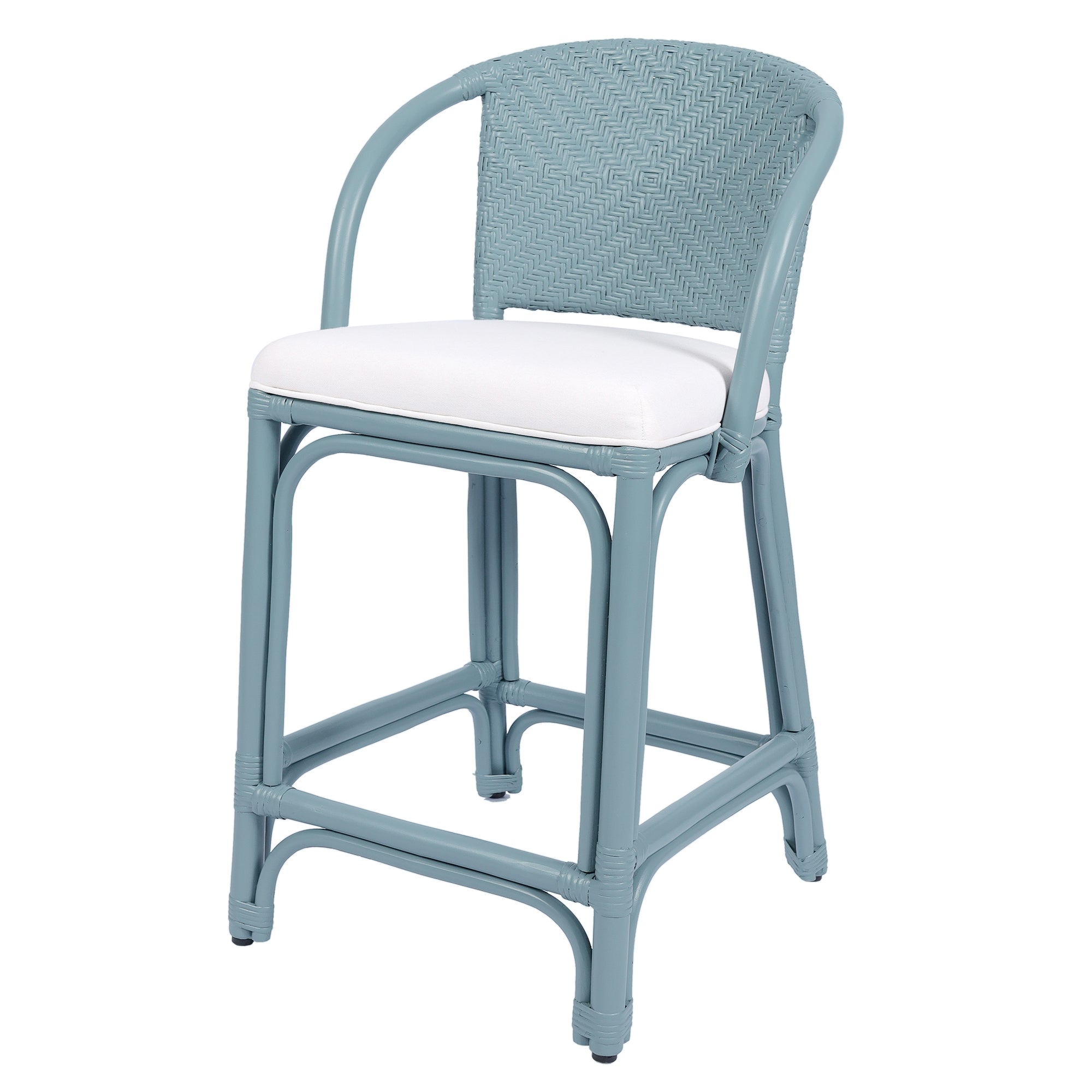 Tabouret de comptoir avec assise rembourrée