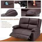 Causeuse inclinable 2 places avec fonction de chauffage et de massage