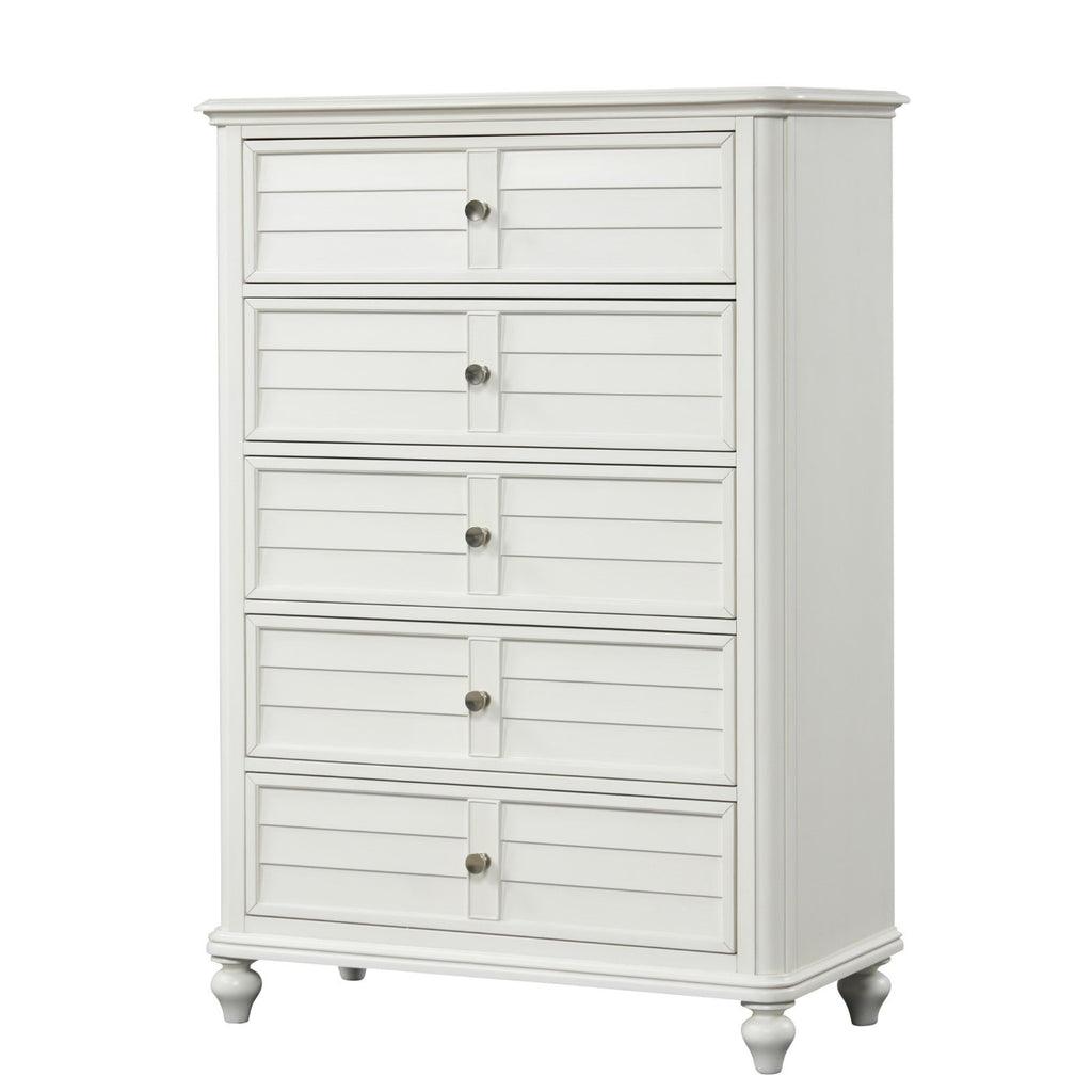 Commode Blanc Antique Traditionnel Côtier